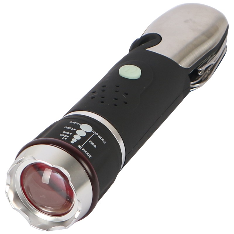 XP807G كشاف شحن يدوي متعدد الاستخدامات 3×1 مع فلاش