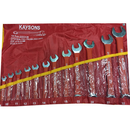 أسبانة شق رنج طقم (8-32) 12 حبة - IND