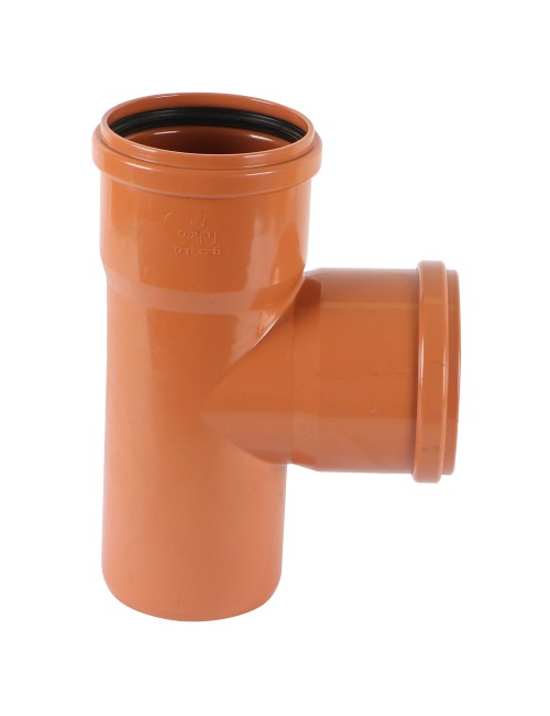 PVC TEE 4" ORRANGE