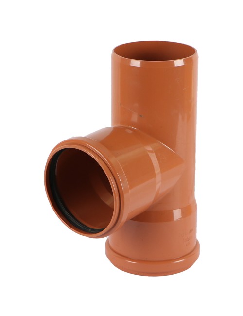 PVC TEE 4" ORRANGE