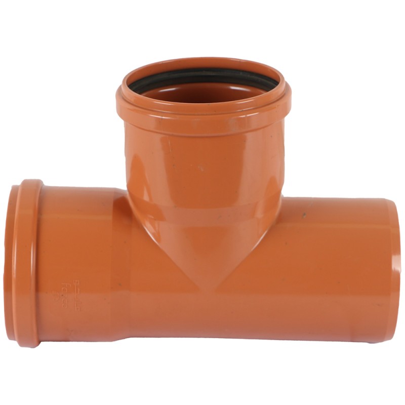 PVC TEE 4" ORRANGE