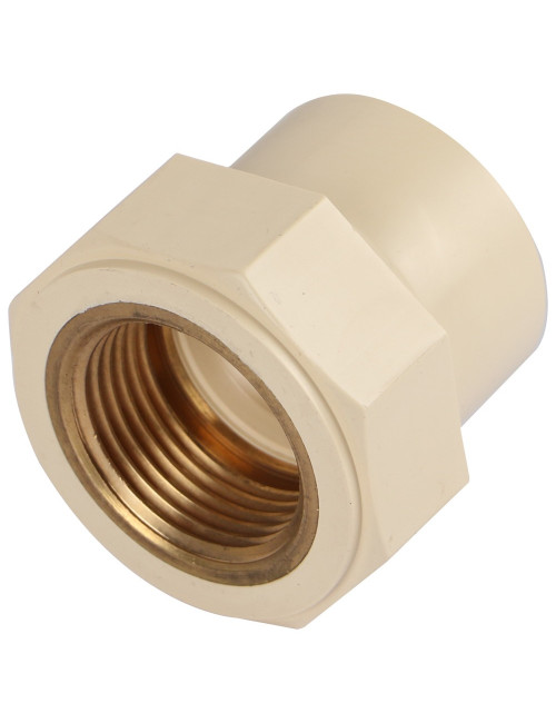 PVC FEMALE BRASS THREADED ADAPTOR 1"
