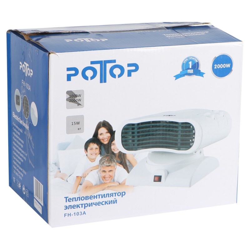 مروحة + دفاية POTOP 2000W FH103A