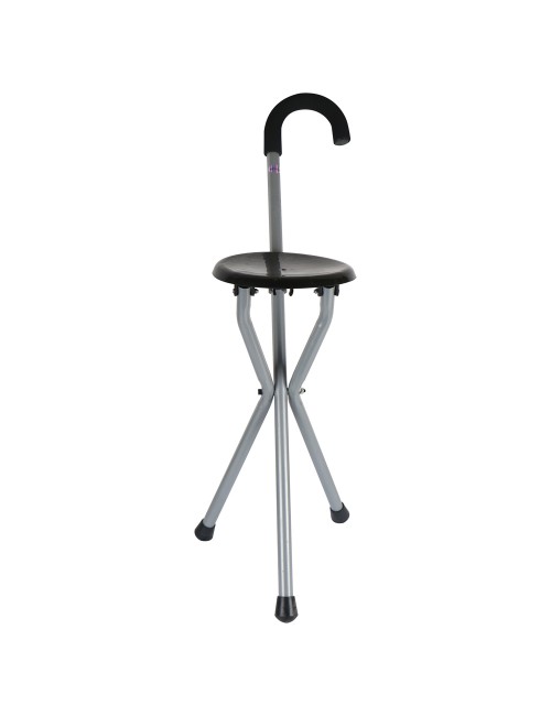 FOLDABLE ELDERLY WALKING STICK CHAIR
