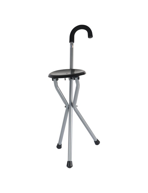 FOLDABLE ELDERLY WALKING STICK CHAIR