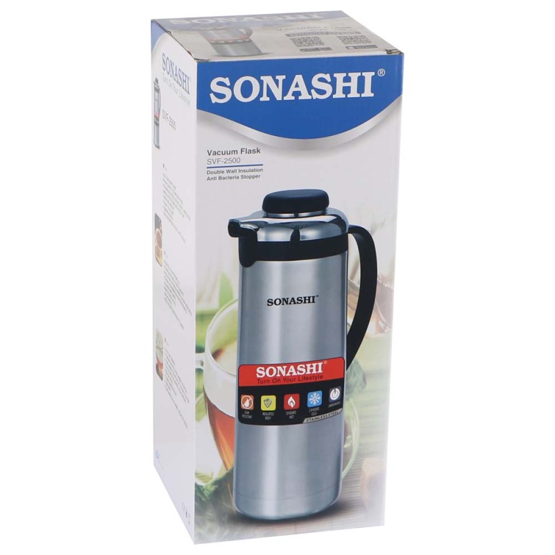 SVF-2500 SONASHI STEEL INSULATED FLASK 2500ML