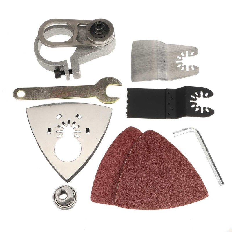 JAS-AGASET CORDLESS OSCILLATING MULTI TOOL ANGLE GRINFER CONVERSION HEAD