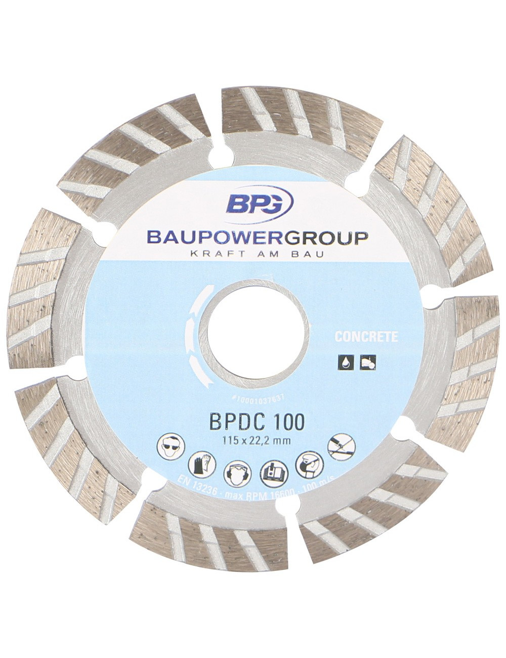 DIAMOND CUTTING DISC MODEL JERMANY 4.5"