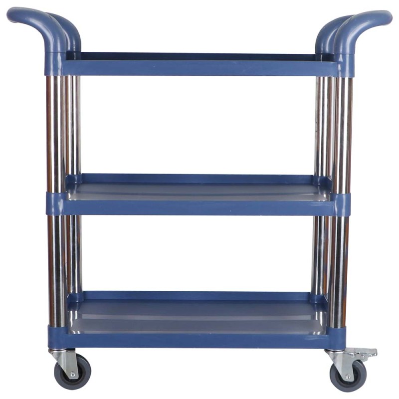 TTDC-S PLASTIC RESTURANT TROLLEY 3 SHELF SMALL