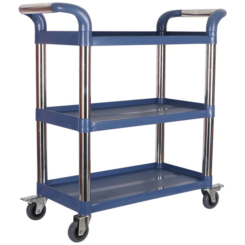 TTDC-S PLASTIC RESTURANT TROLLEY 3 SHELF SMALL