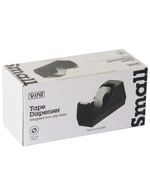 DESKTOP TAPE DISPENSER BLACK SMALL X 18 PCS/CTN