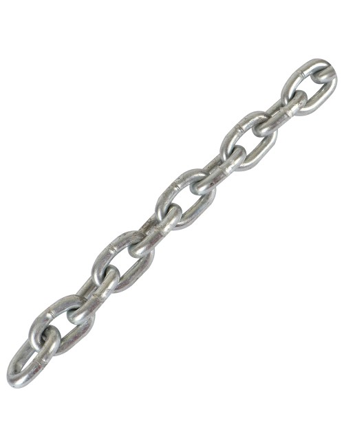 GALV. SHORT LINK CHAIN 10MM x 25KG × 13.70 MTR