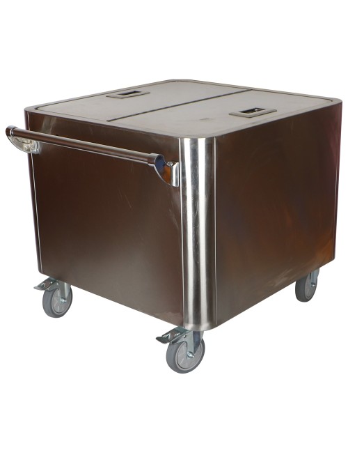 600 X 600 X 550 MM عربانة منزل استانلستيل متعددة الاستخدامات 4 عجل