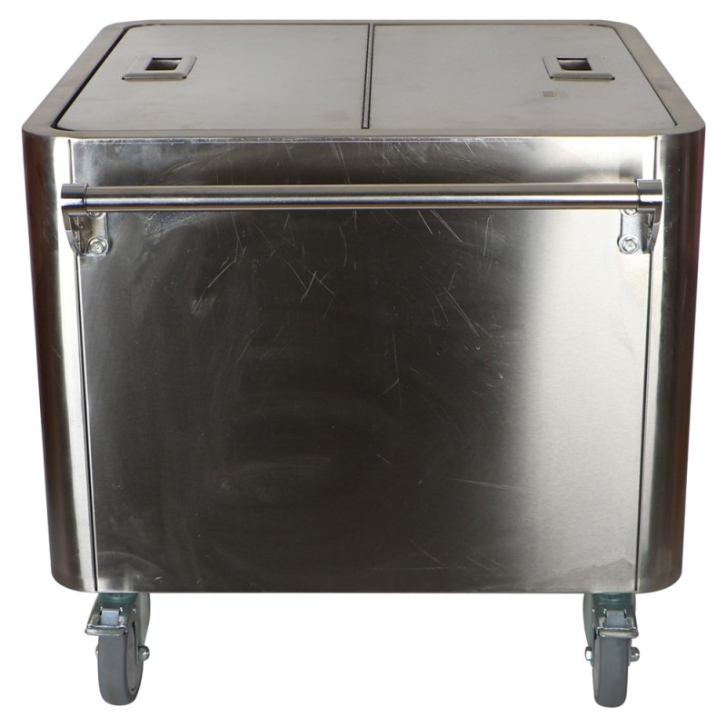 600 X 600 X 550 MM عربانة منزل استانلستيل متعددة الاستخدامات 4 عجل
