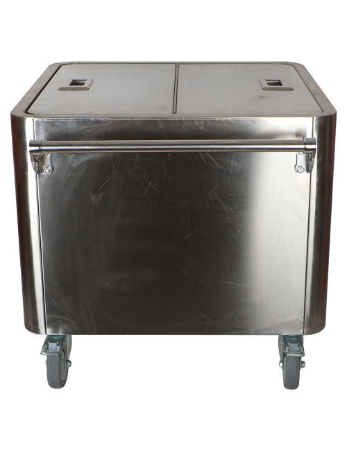 600 X 600 X 550 MM عربانة منزل استانلستيل متعددة الاستخدامات 4 عجل