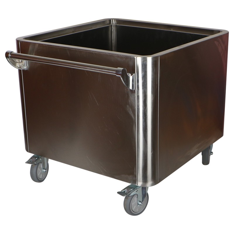 600 X 600 X 550 MM عربانة منزل استانلستيل متعددة الاستخدامات 4 عجل