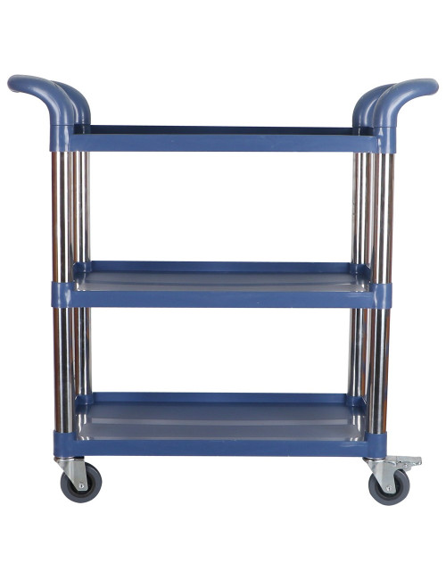 TTDC-M PLASTIC RESTURANT TROLLEY 3 SHELF MEDUIM