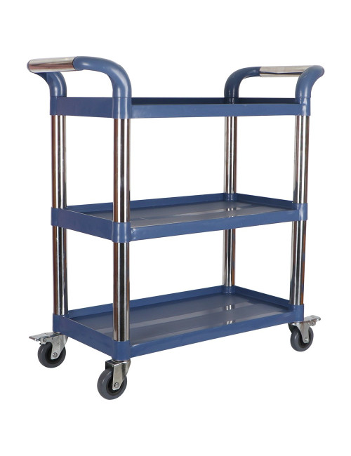 TTDC-M PLASTIC RESTURANT TROLLEY 3 SHELF MEDUIM