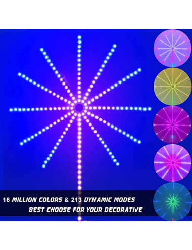 FIREWORK LIGHT 60LGHTS USB 5V RGB CONTROLLER