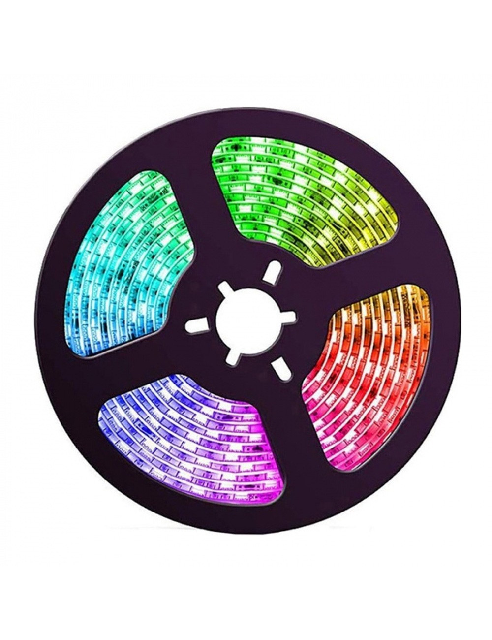 شريط ليد سمارت 5 متر مع ريموت +بلوتوث مع محول USB-LED-RGB