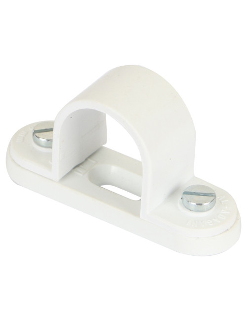 PVC PIPE CLIP WHITE 1"