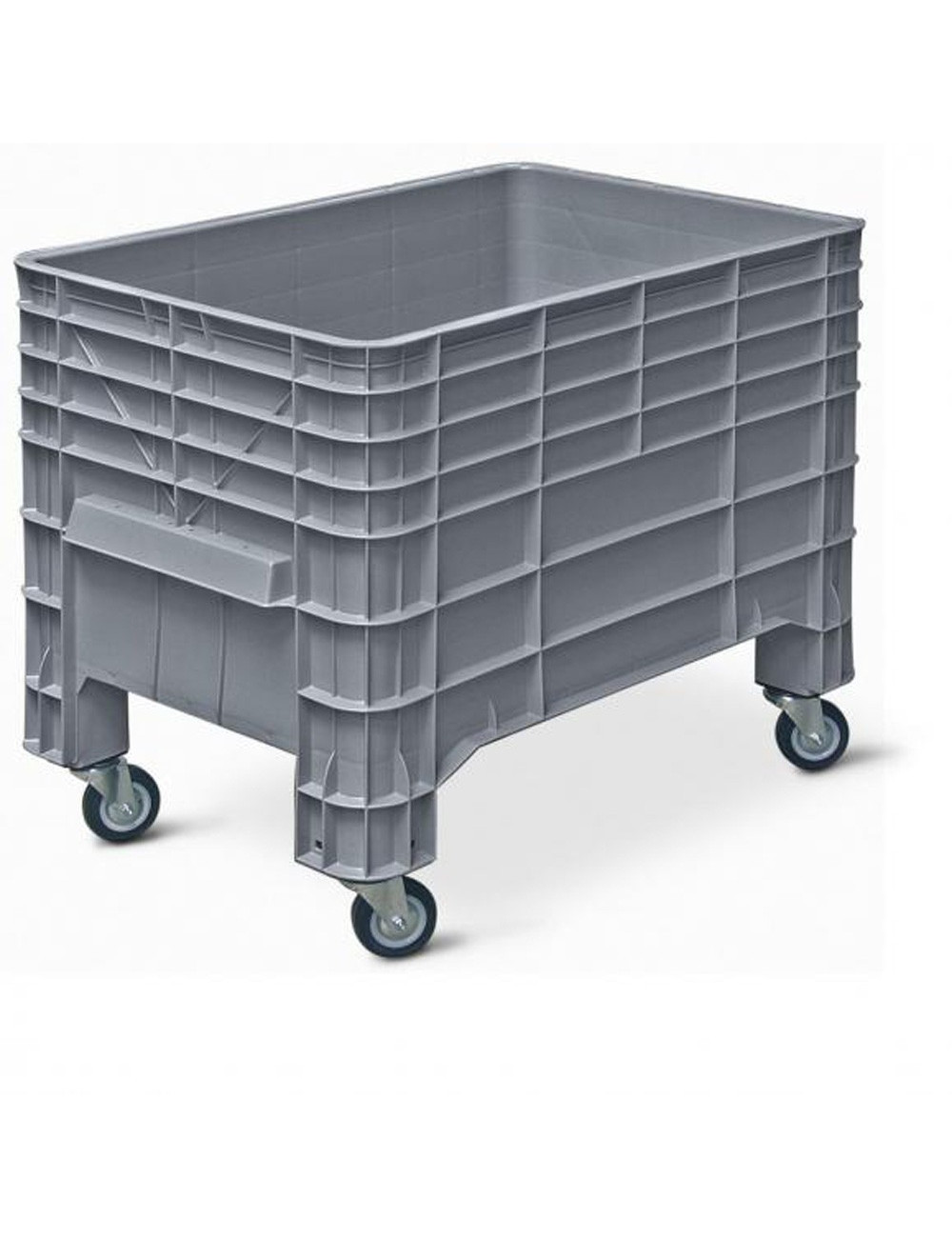 PLASTIC PALLET BOX WITH LID & WHEEL