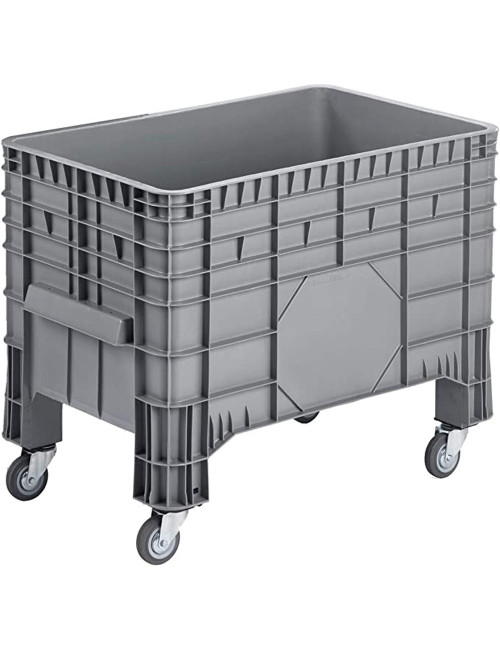 PLASTIC PALLET BOX WITH LID & WHEEL