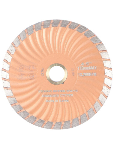 H.Dاسطوانة جرانيت ورخام 4.5" ذهبي