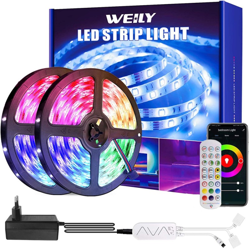 Y9 LED STRIP LIGHT 15MTR 210 LED 5V USB WITH REMOTE CONTROL