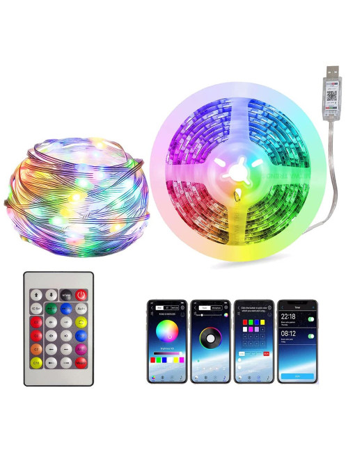 روب لايت 5 فولت 10 متر USB-LED-RGB