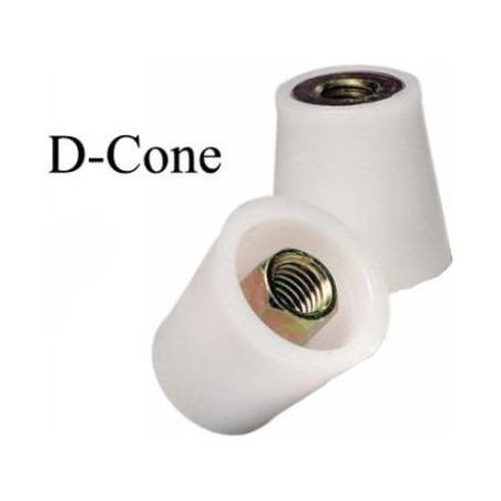 PVC ''D Cone White Color ''1/2 - KOREA