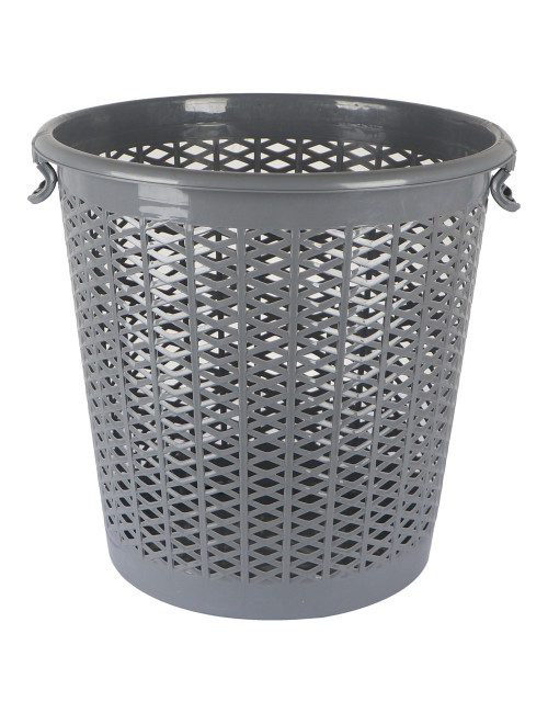 1861 PLASTIC CLOTHES BASKET W/ COVER (S21)