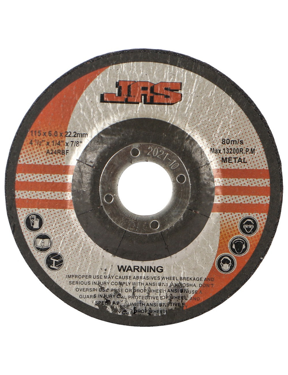 METAL GRINDING DISC 4.5" X 6 X