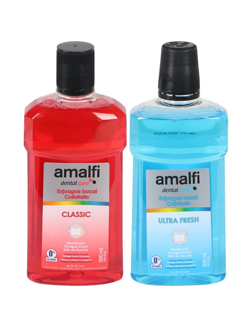 AMALFI غسول للفم 500 ملي 2 حبة
