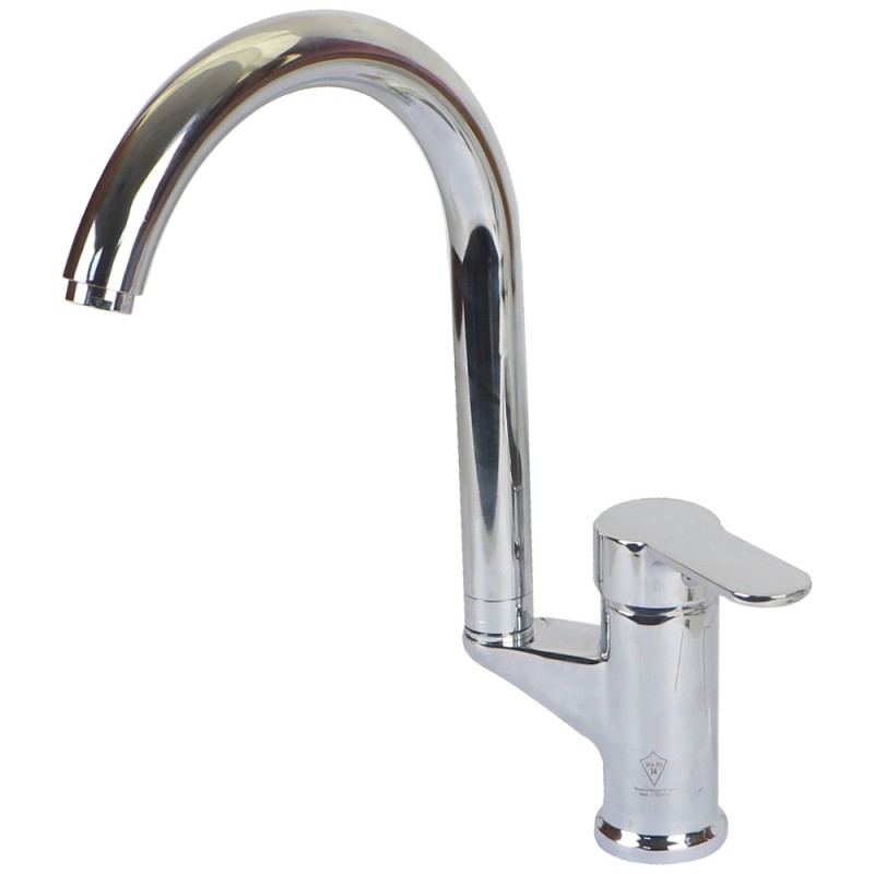 PE205 SINK MIXER WITH HIGH SIDE SPOUT