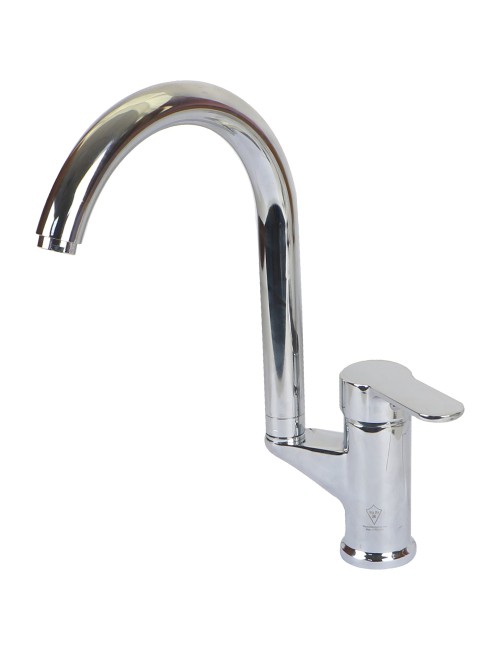 PE205 SINK MIXER WITH HIGH SIDE SPOUT