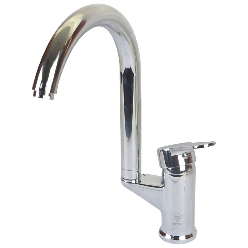 PE205 SINK MIXER WITH HIGH SIDE SPOUT