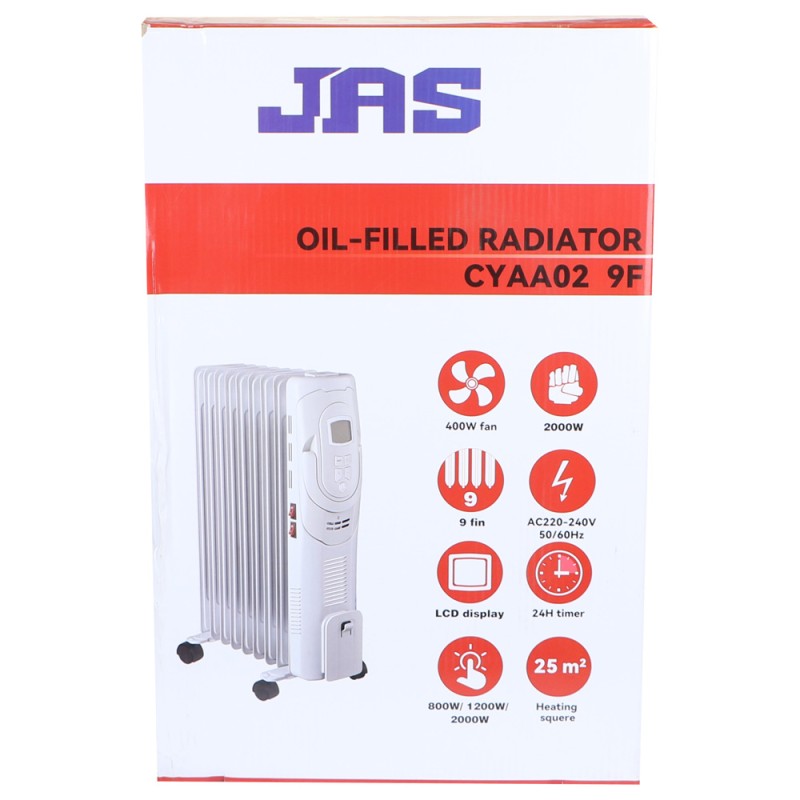 CYAA02 9F دفاية زيت 9 شمعة 2000 وات