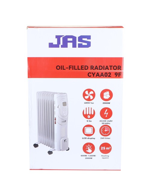 CYAA02 9F دفاية زيت 9 شمعة 2000 وات