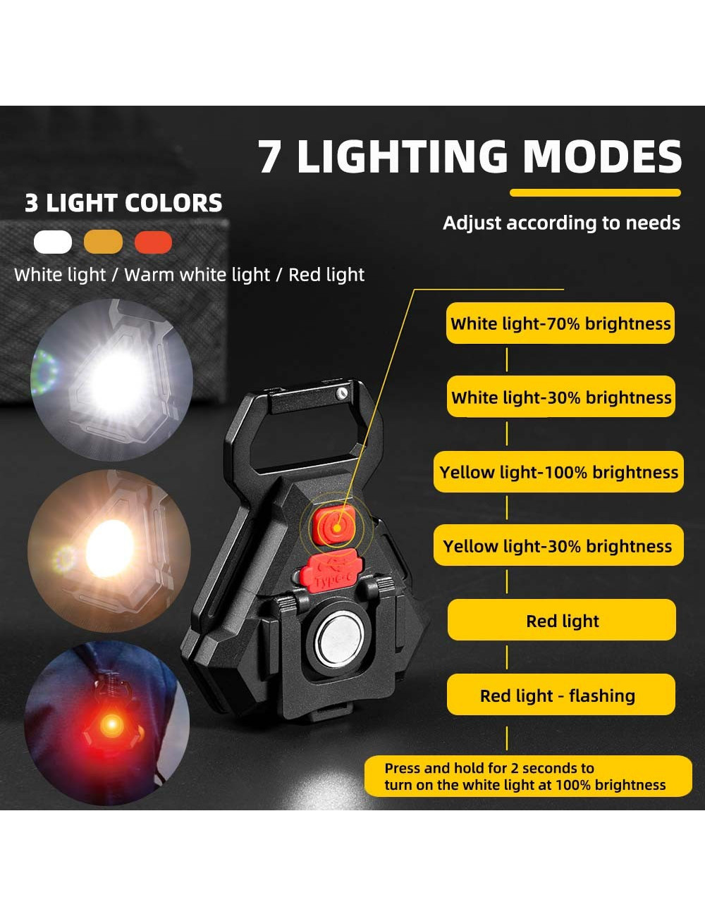 W5128 KEYCHAIN LIGHT WITH STAND