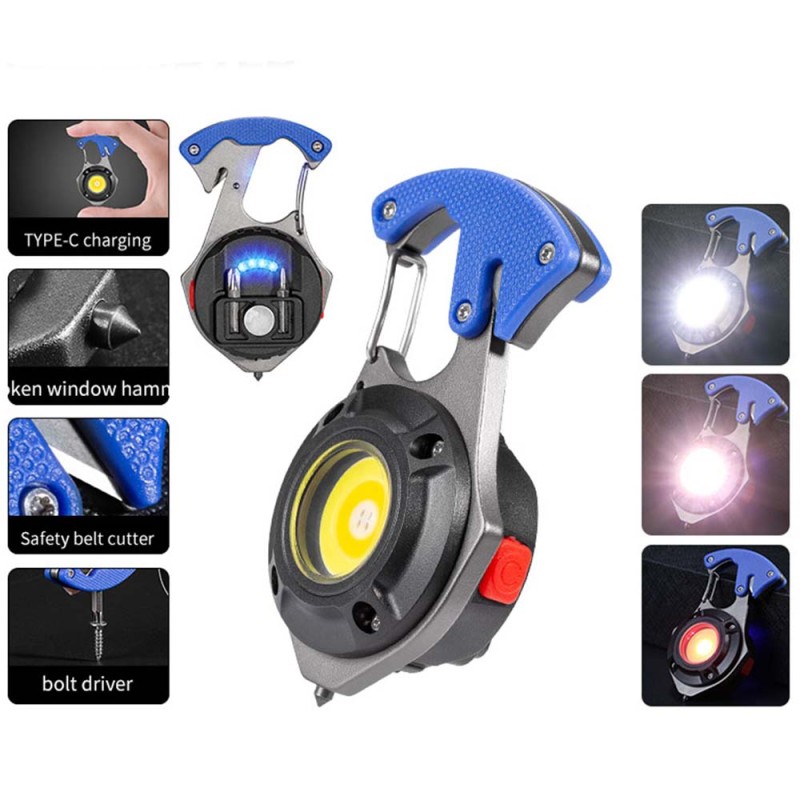 W5143 KEYCHAIN LIGHT WITH SCREW DRIVER AND CUTTER