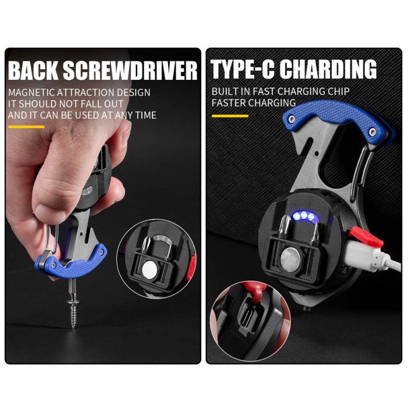 W5143 KEYCHAIN LIGHT WITH SCREW DRIVER AND CUTTER