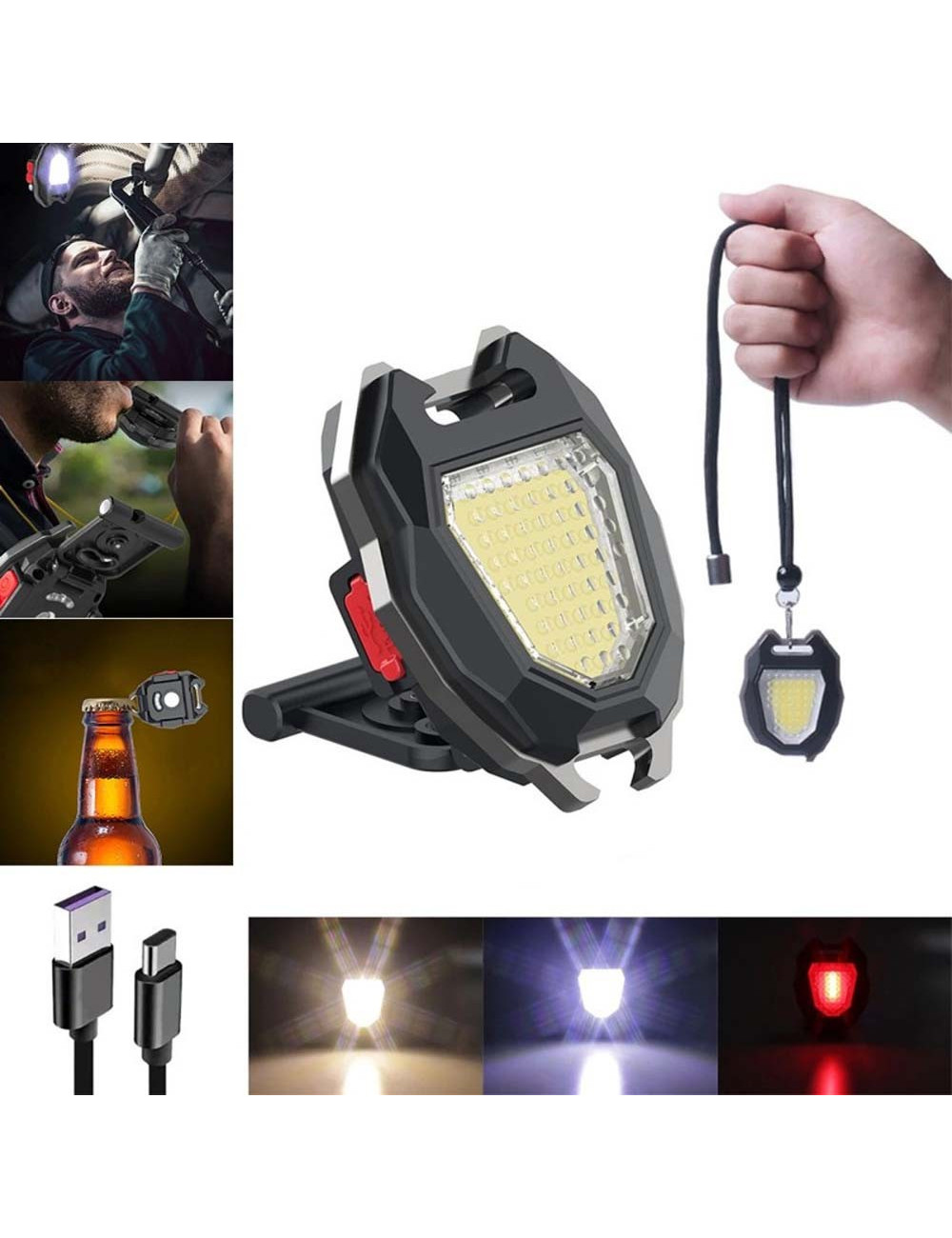 W5144 KEYCHAIN LIGHT WITH CIGARETTE LIGHTER