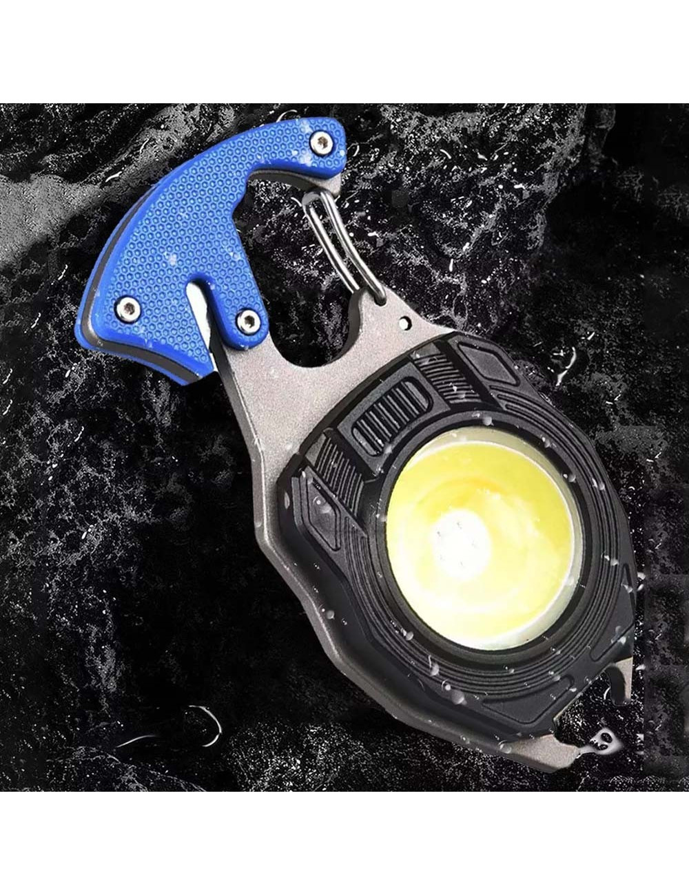 كشاف ميدالية مغناطيس مع درنفيس +كتر +ولاعة W5147