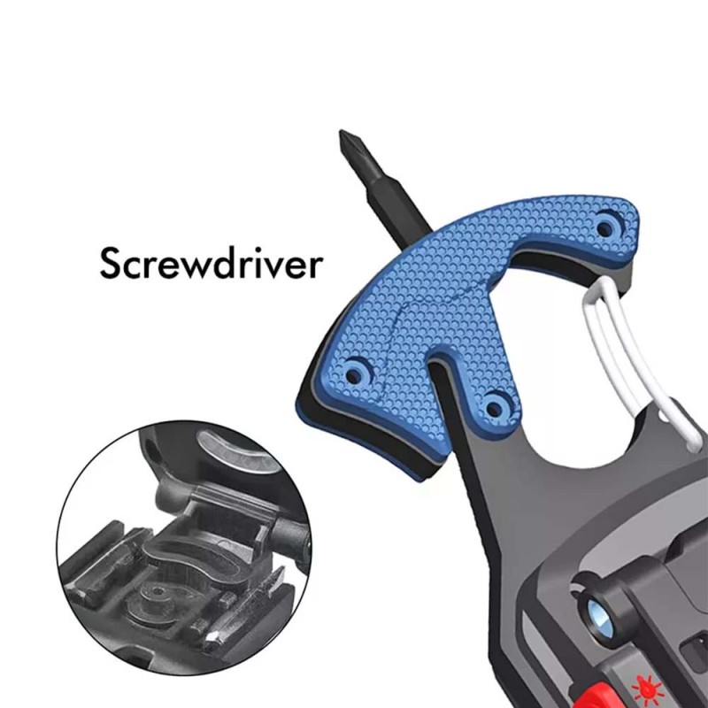 W5147 KEYCHAIN LIGHT WITH CIGARETTE LIGHTER AND SCREW DRIVER AND CUTTER