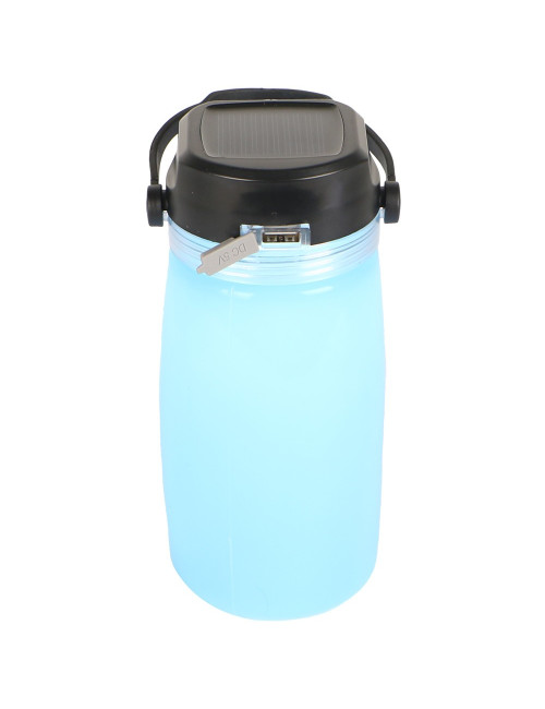 LFC-3023 5IN1 SILICONE LAMP LITHIUM BATTERY2000MAH BLUE