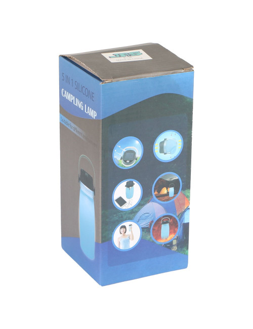 LFC-3023 5IN1 SILICONE LAMP LITHIUM BATTERY2000MAH BLUE