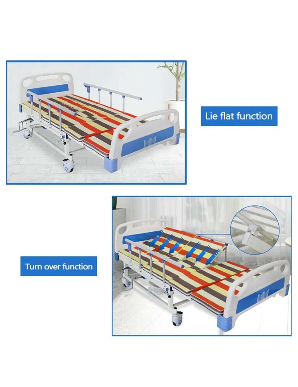 سرير طبي JAS-MNRB 200 X 96 X 50CM