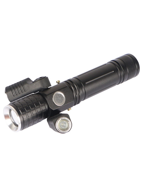 ROTARY ZOOM FLASHLIGHT LITHIUM BATTERY18650 1200MAH