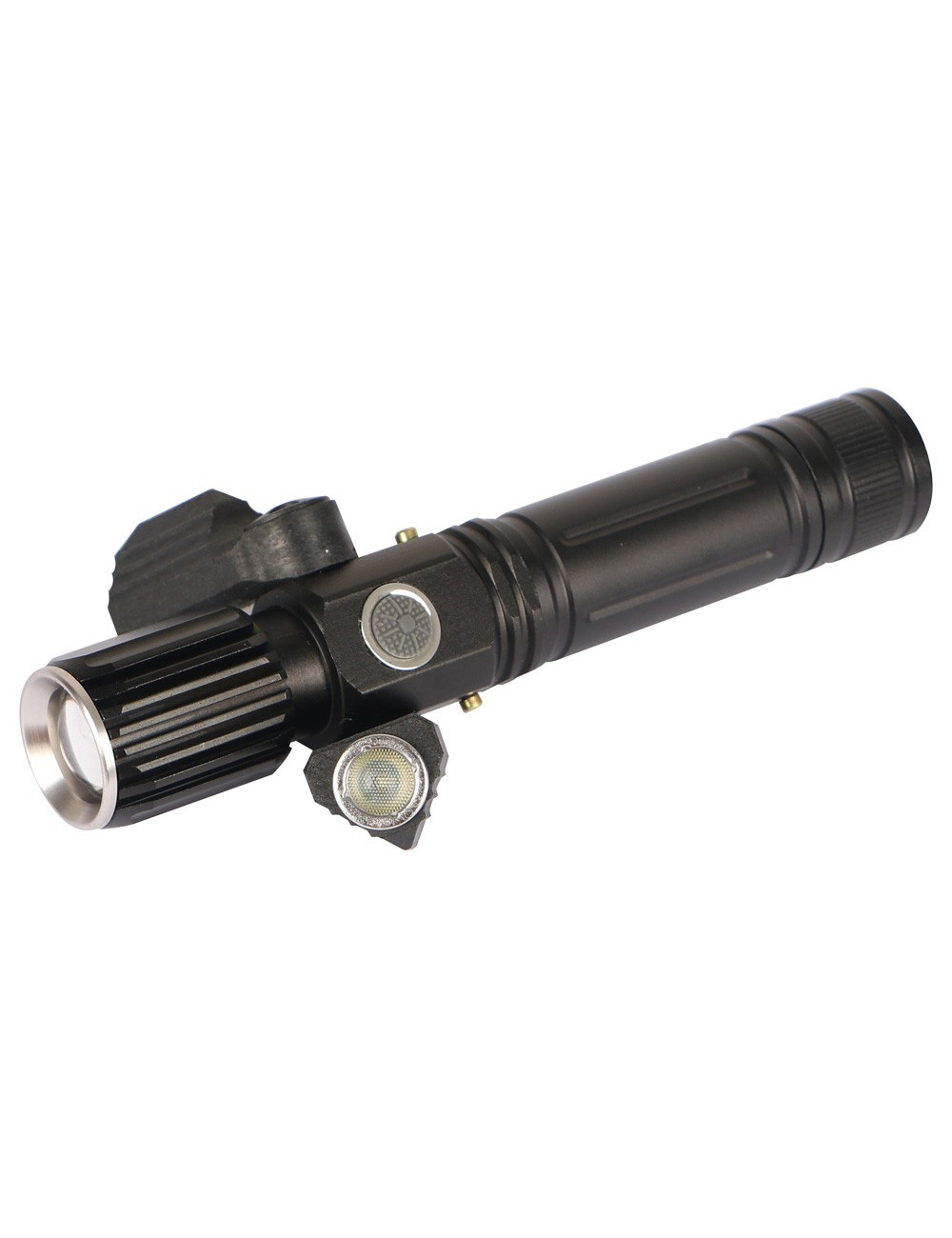 TELESCOPIC ZOOM FLASHLIGHT LITHIUM BATTERY18650 1200MAH